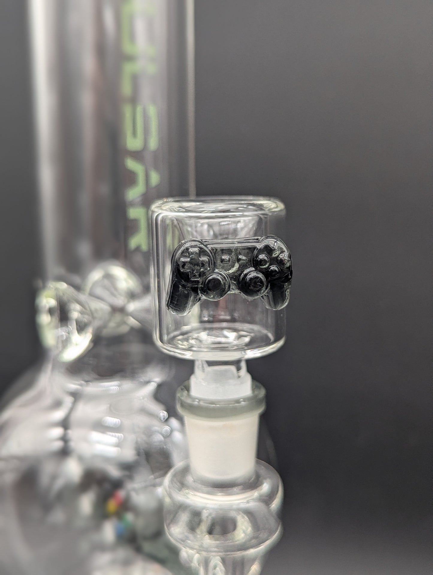Pulsar Game Time Bubble Base Glass Bong | 12.5"