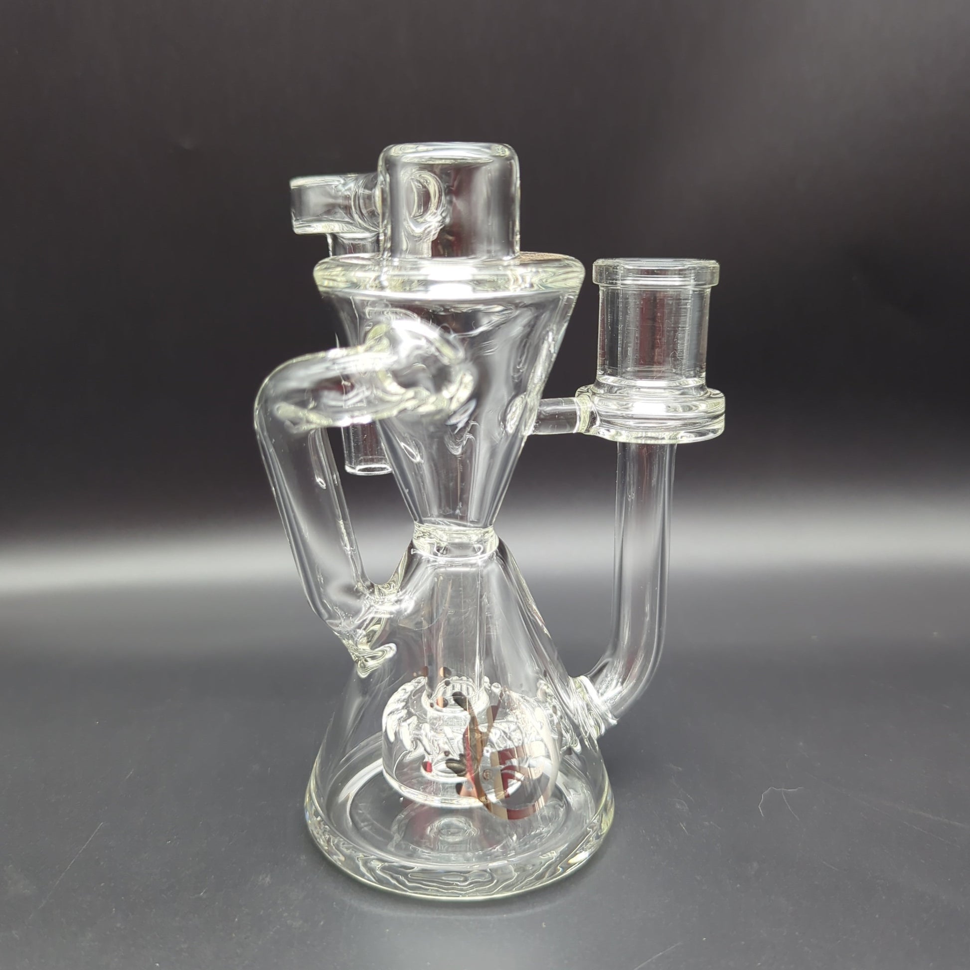 Pulsar Hourglass Recycler Ash Catcher | 5.25" | 14mm - Avernic Smoke Shop
