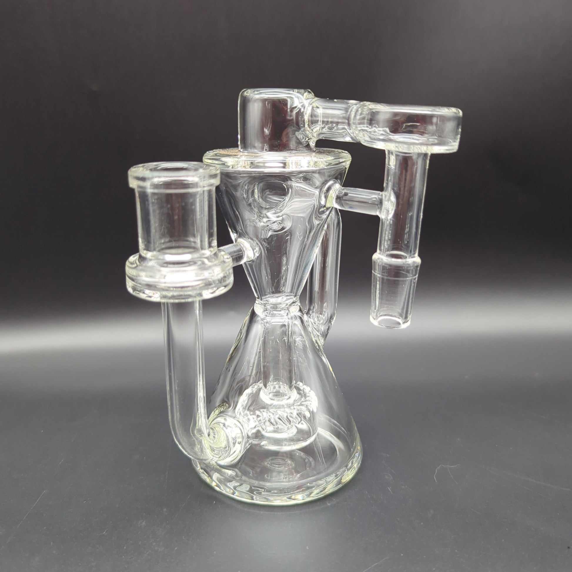 Pulsar Hourglass Recycler Ash Catcher | 5.25" | 14mm - Avernic Smoke Shop