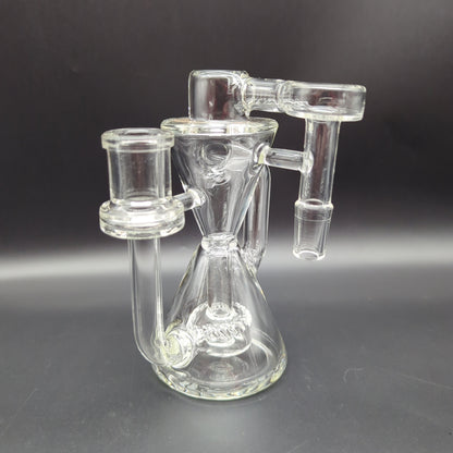 Pulsar Hourglass Recycler Ash Catcher | 5.25" | 14mm - Avernic Smoke Shop