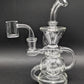Pulsar Kicked Back Glass Recycler Rig | 7.5"
