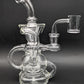 Pulsar Kicked Back Glass Recycler Rig | 7.5"