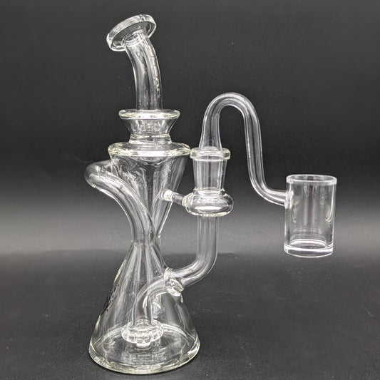 Pulsar Opposed Cones Recycler Dab Rig | 7.5"