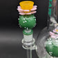 Pulsar Peyote Bloom Bubble Base Glass Water Pipe | 12.25"-Avernic Smoke Shop