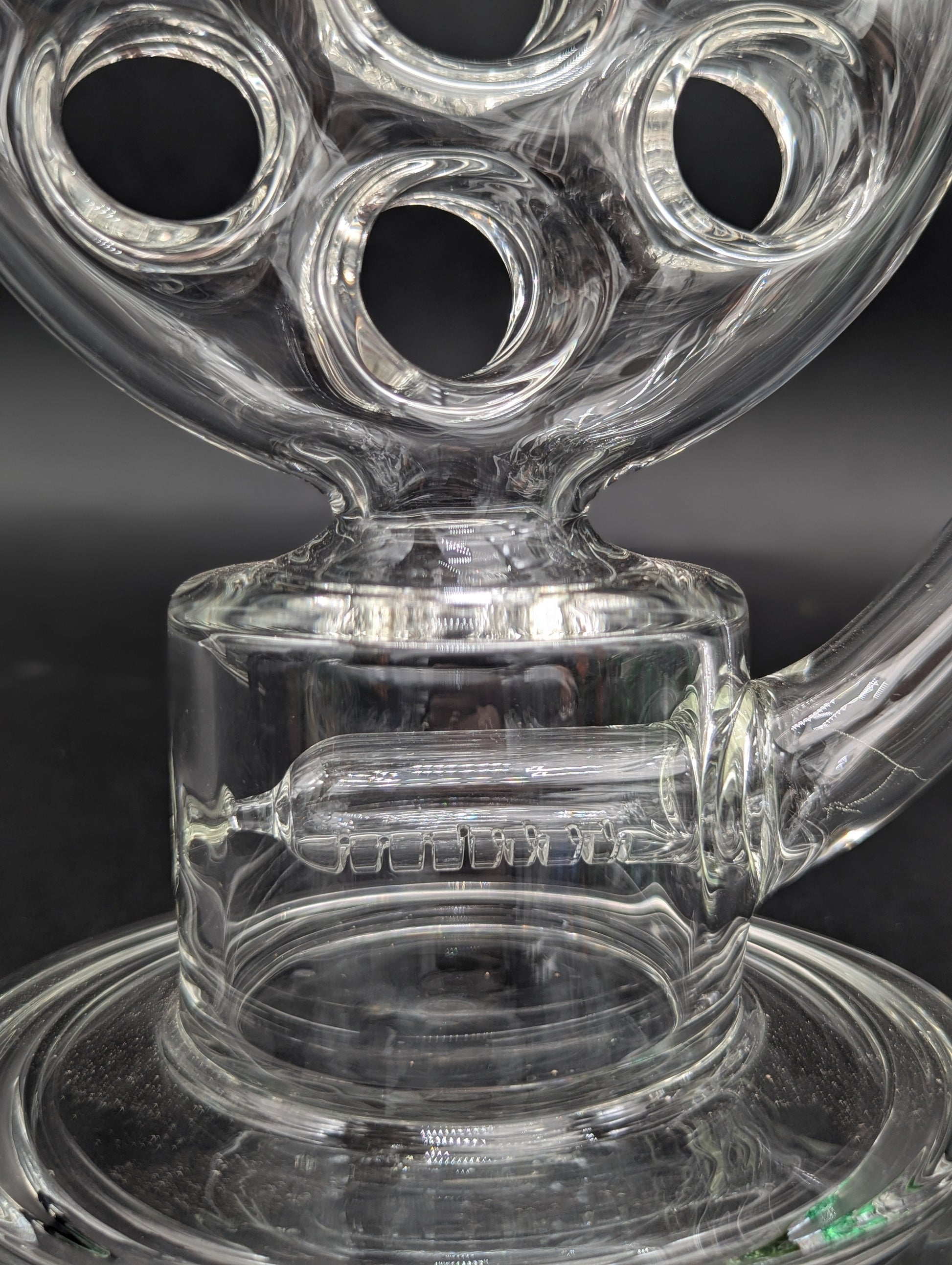 Pulsar Swiss Perc Kink Neck Glass Bong | 18"-Avernic Smoke Shop