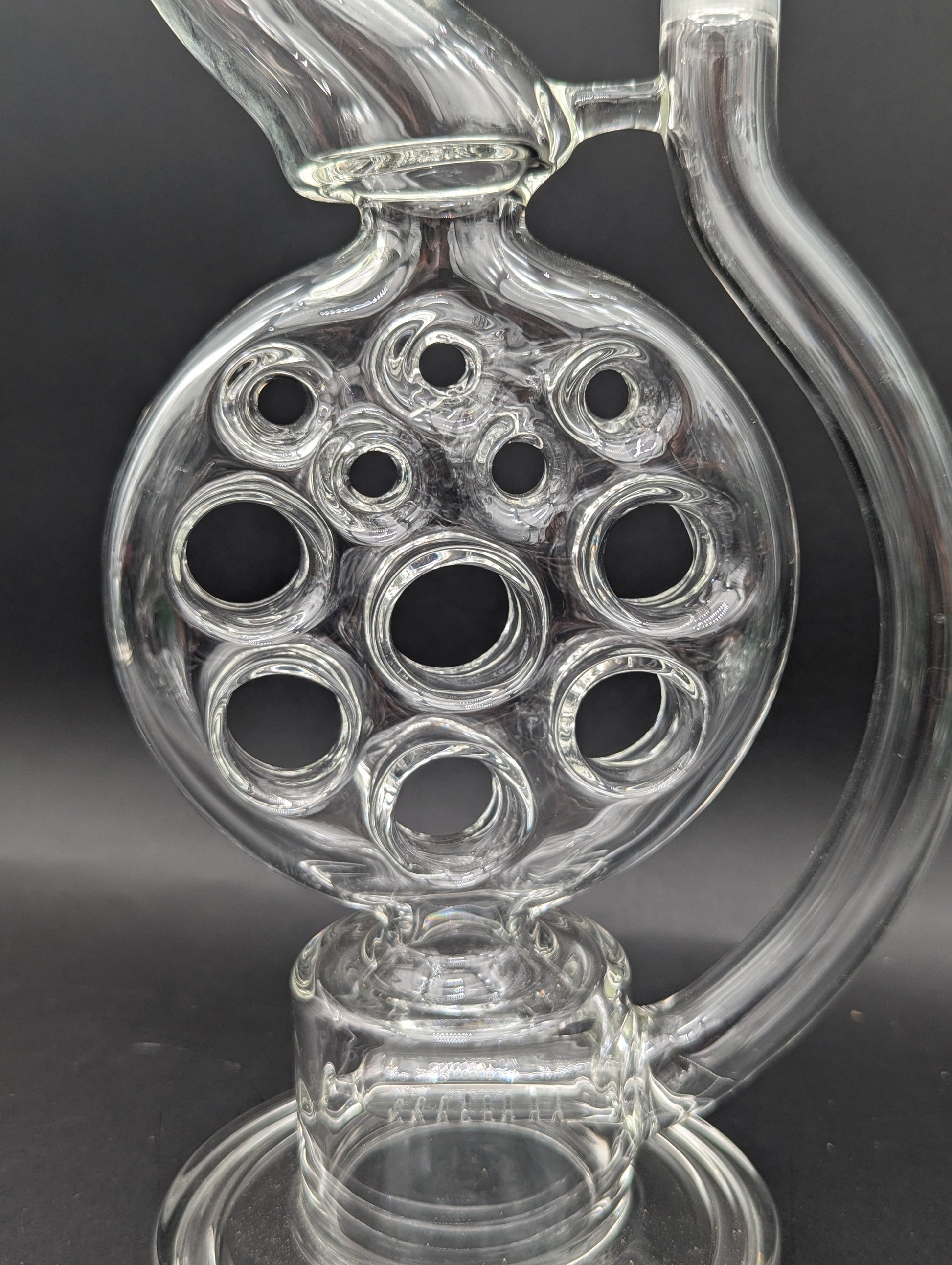 Pulsar Swiss Perc Kink Neck Glass Bong | 18"-Avernic Smoke Shop