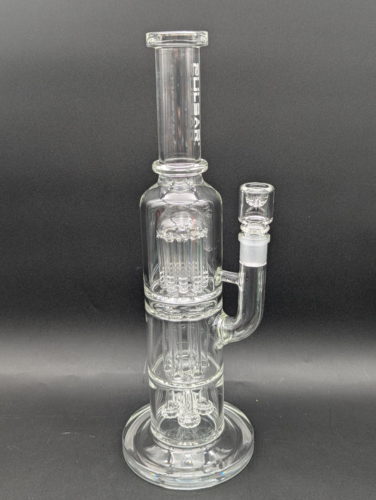 Pulsar Triple Chamber Chugger Glass Water Pipe | 13.75"-Avernic Smoke Shop