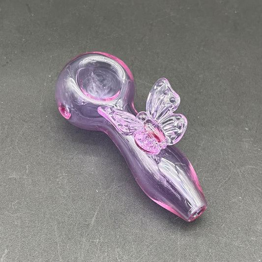Purple Butterfly Hand Pipe