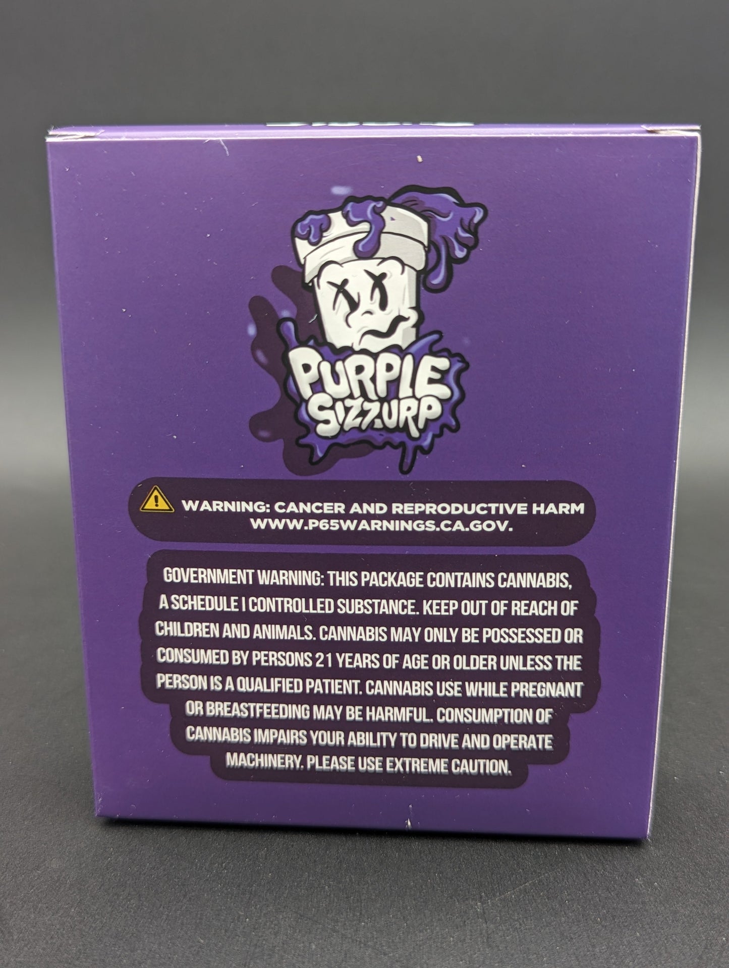 Purple Sizzurp 3.5g Mylar Bags + Boxes