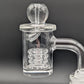 Quartz Diamond Knot 18mm OD  Banger Insert