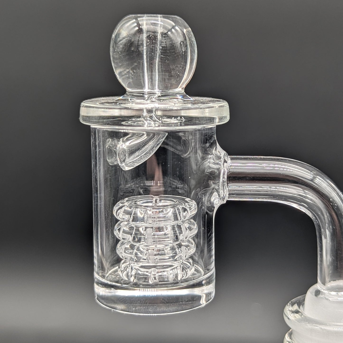 Quartz Diamond Knot 18mm OD  Banger Insert