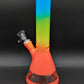 Rainbow Decal Multi-Tone Beaker Bong 10"-Avernic Smoke Shop
