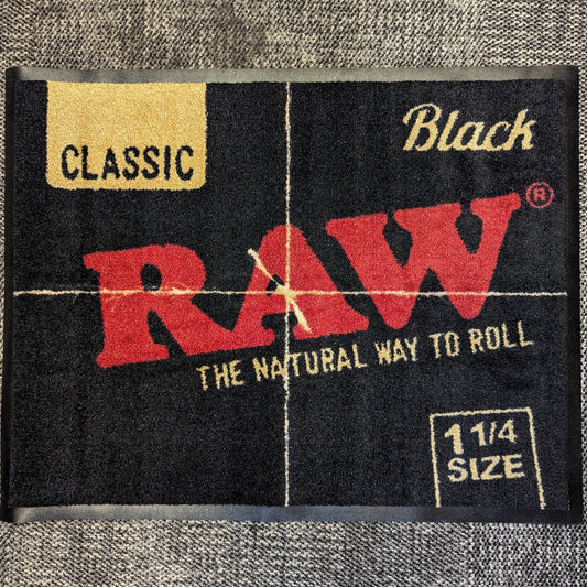 RAW Black Door Mat 1 1/4-Avernic Smoke Shop