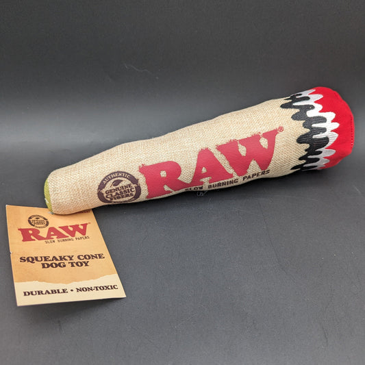RAW Squeaky Cone Dog Toy | 12"
