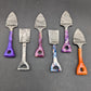 Resin Handle Spade Damascus Steel Dab Tool-Avernic Smoke Shop