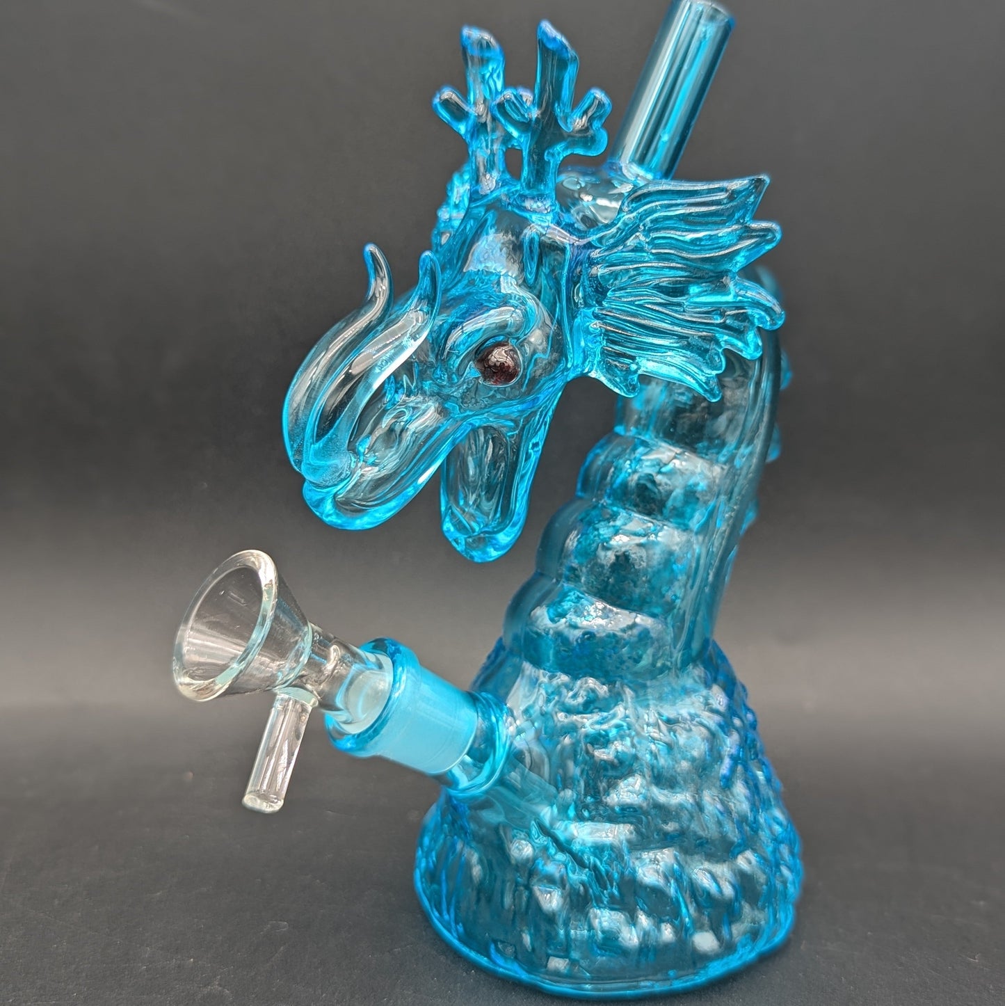 Rising Dragon Glass Water Pipe | 6.75" | 14mm