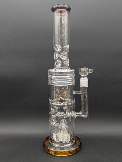 20" Tsunami Barrel Showerhead Drum Heart Honeycomb