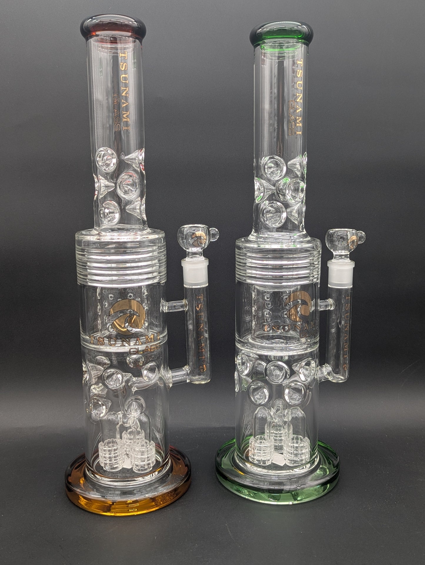 20" Tsunami Barrel Showerhead Drum Heart Honeycomb