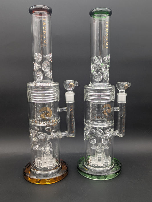 20" Tsunami Barrel Showerhead Drum Heart Honeycomb