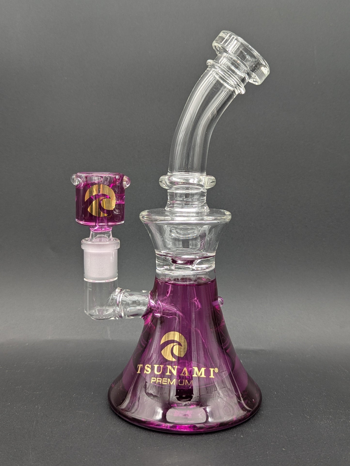Tsunami Glycerin Freezable Bent Neck Bong