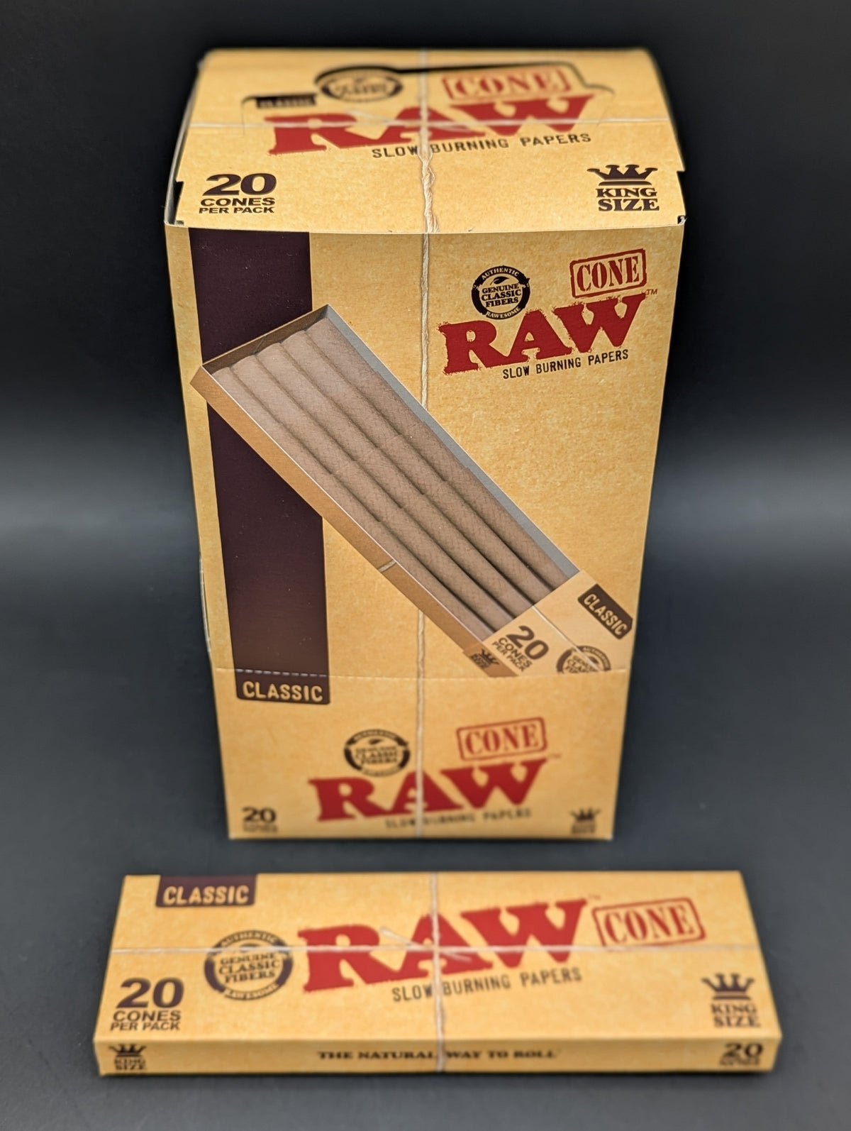 RAW Classic Cone King Size | 20pk-Avernic Smoke Shop