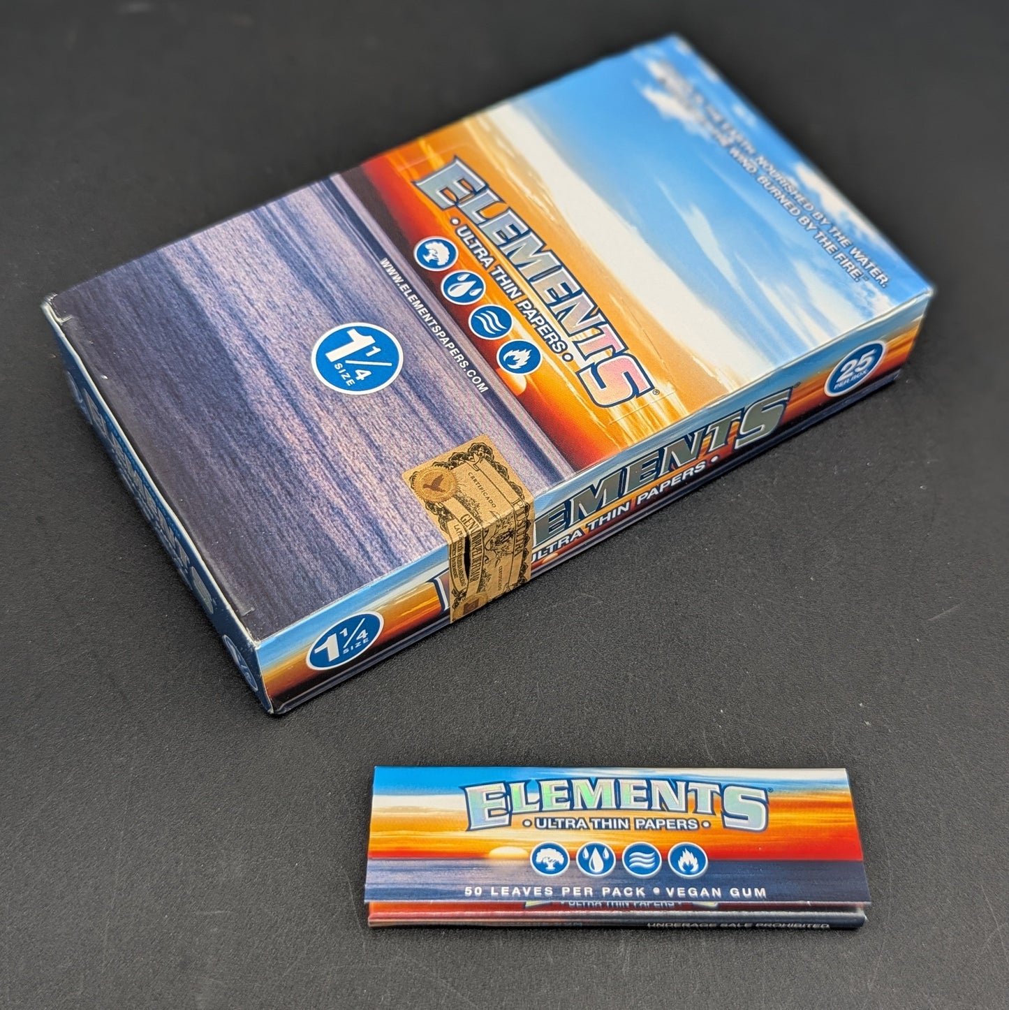 Elements Ultra Thin 1 1/4 Rice Rolling Papers