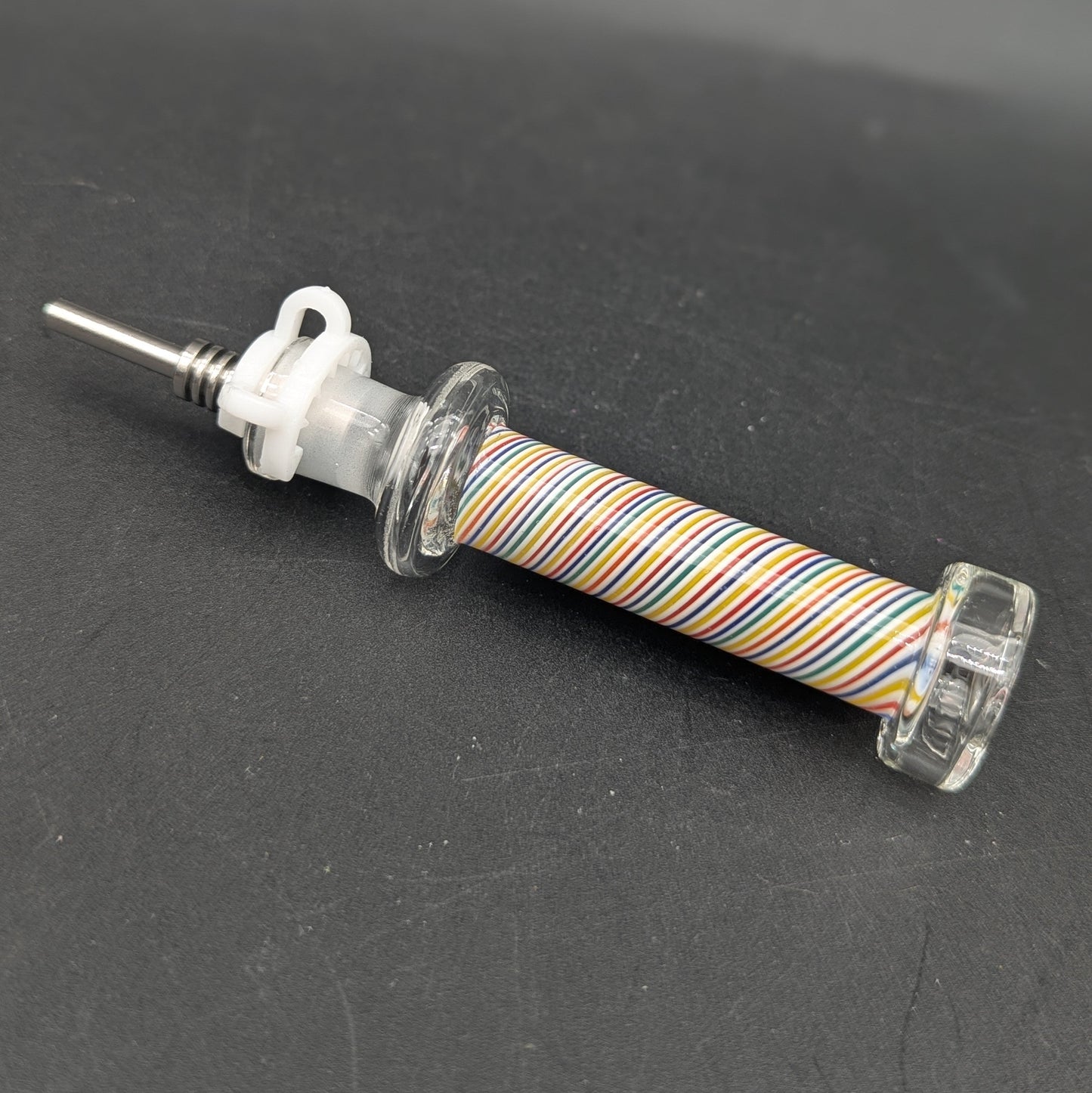 Color Swirl Mini Glass Nectar Collector