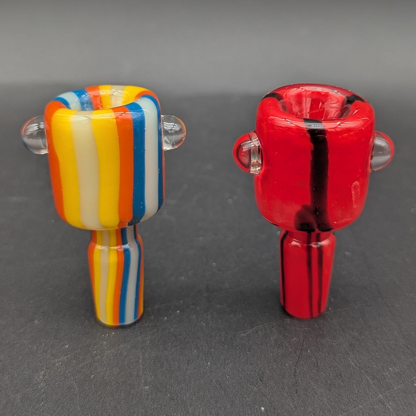 Fully Worked Multi Color Bowl w/ Studs 14mm