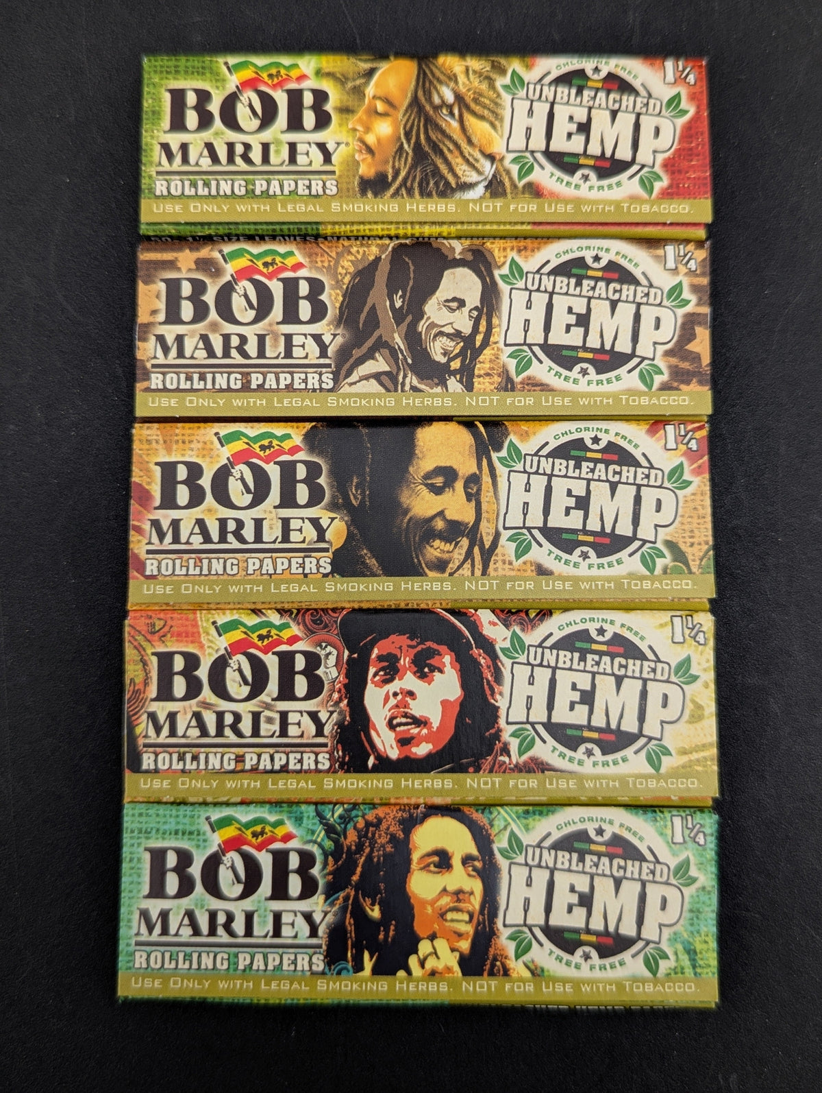 Bob Marley Rolling Papers Organic Hemp - 1 1/4"-Avernic Smoke Shop