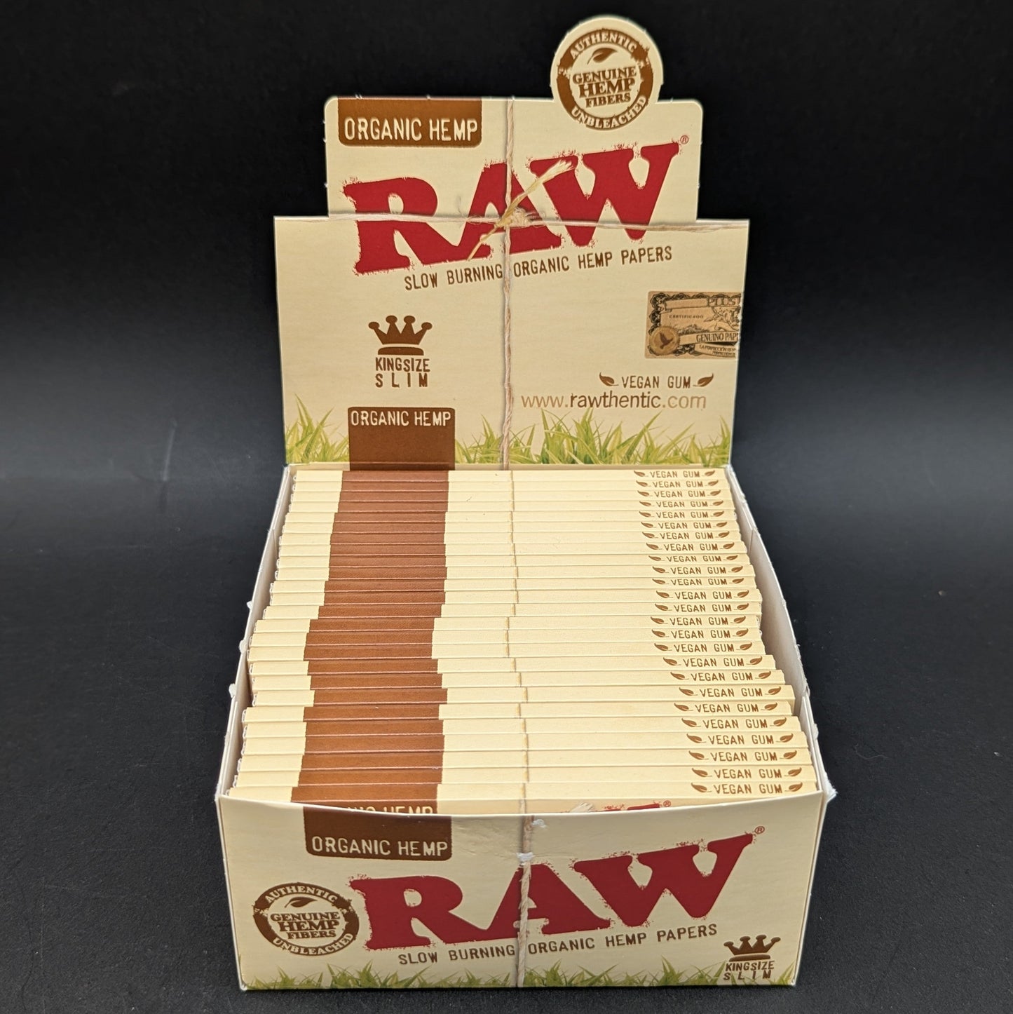 RAW Organic Hemp Rolling Papers - King Size Slim