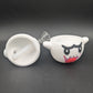 Round Ghost Silicone Water Pipe-Avernic Smoke Shop