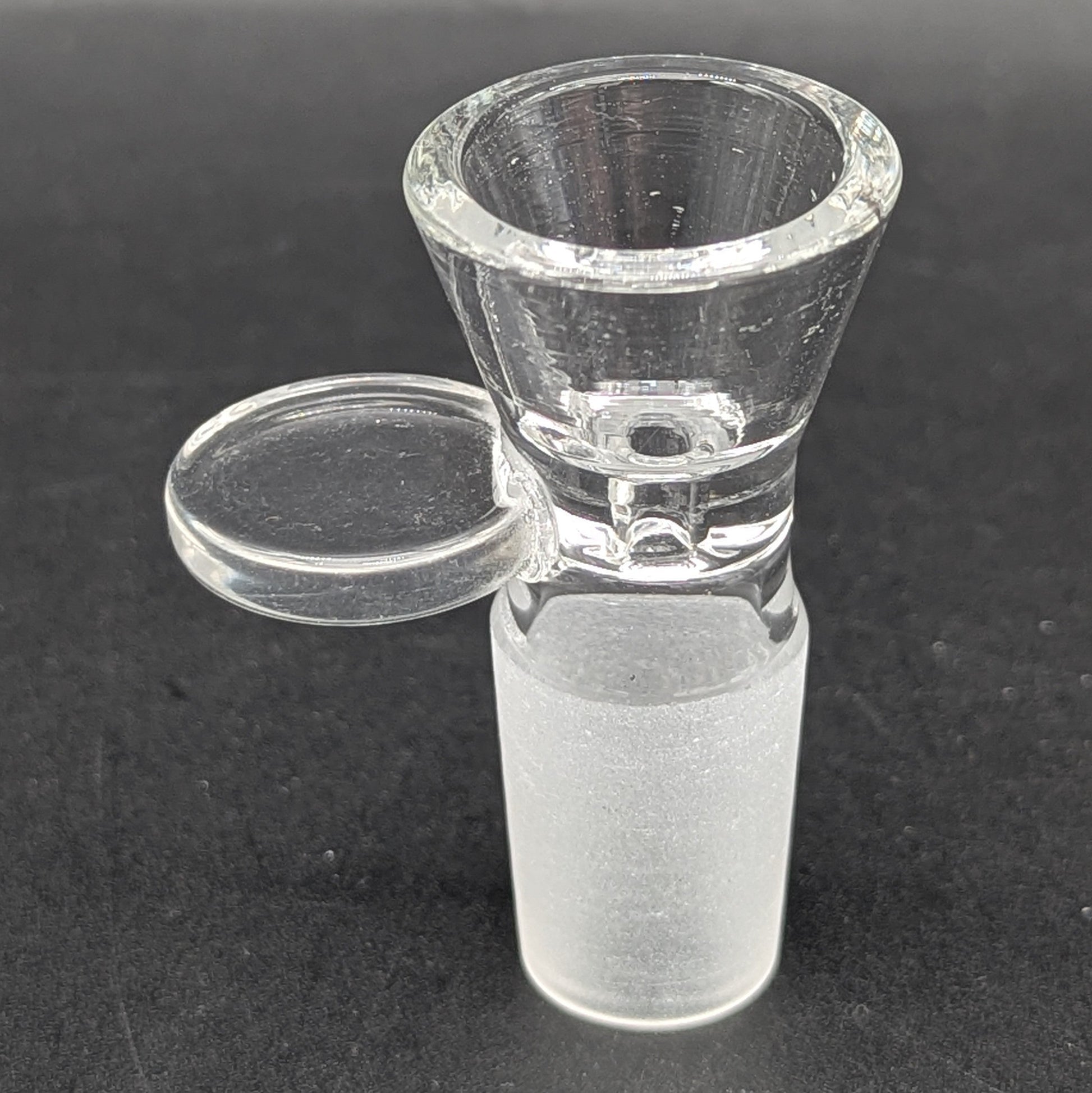 Round Handle Classic Glass 18mm Bong Bowl-Avernic Smoke Shop