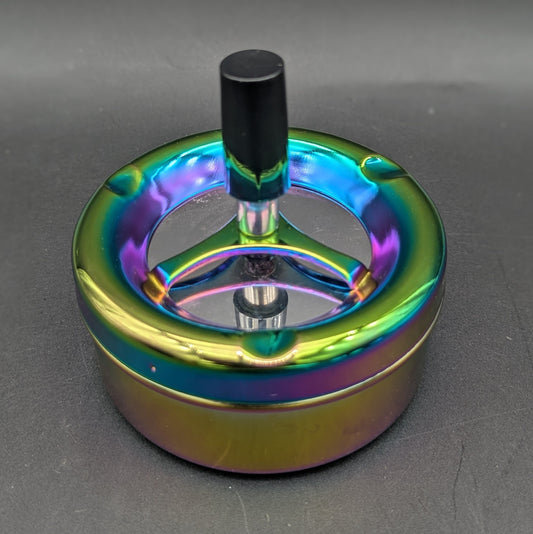 Round Metal Spinning Ashtray