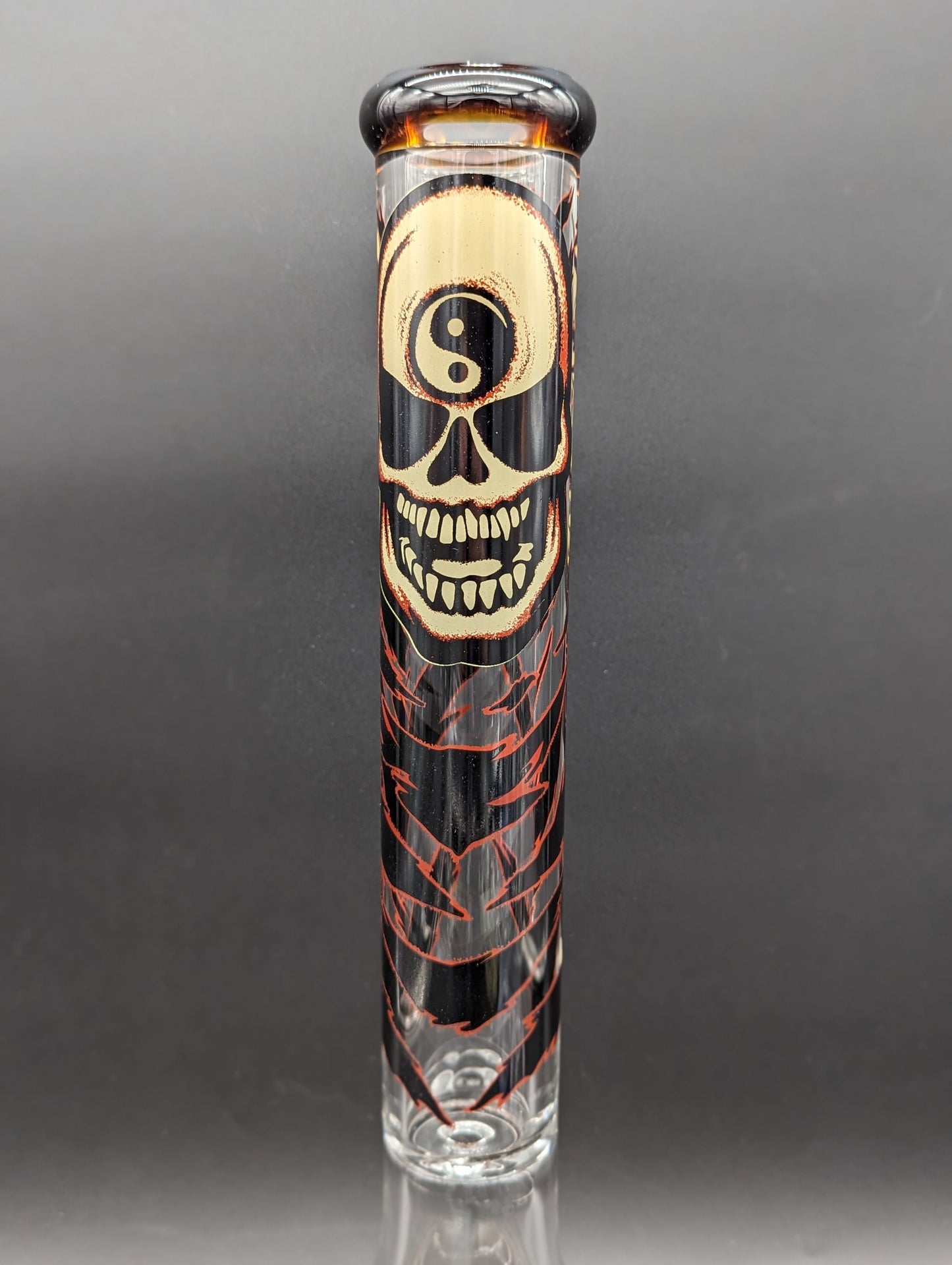 RVD Glass Skull Invasion Beaker Bong-Avernic Smoke Shop