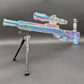 SeshGear Sniper Rifle Gun Glass Water Pipe with Stand | 19.75"