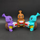 Silicone 5" Turtle Monster Bubbler