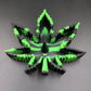 Silicone Ashtray - Weed Leaf w/ Poker - Avernic Smoke Shop