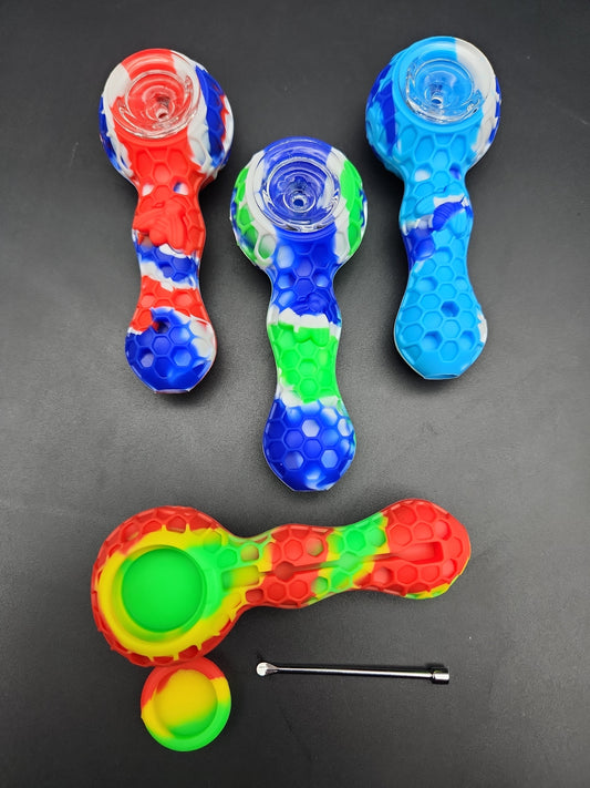 Silicone Bee Hand Pipe 4″-Avernic Smoke Shop