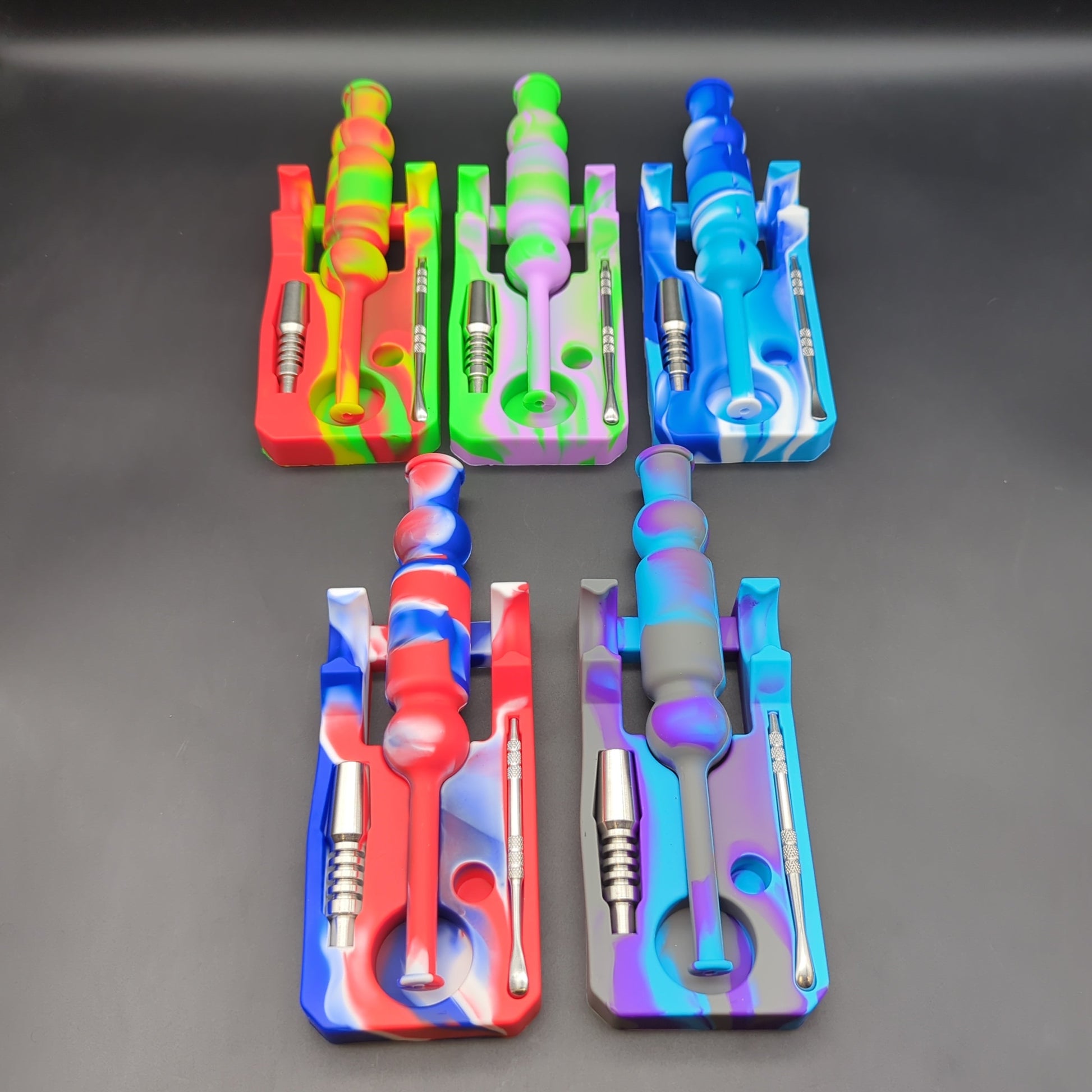 Silicone Nectar Collector and Stand-Avernic Smoke Shop