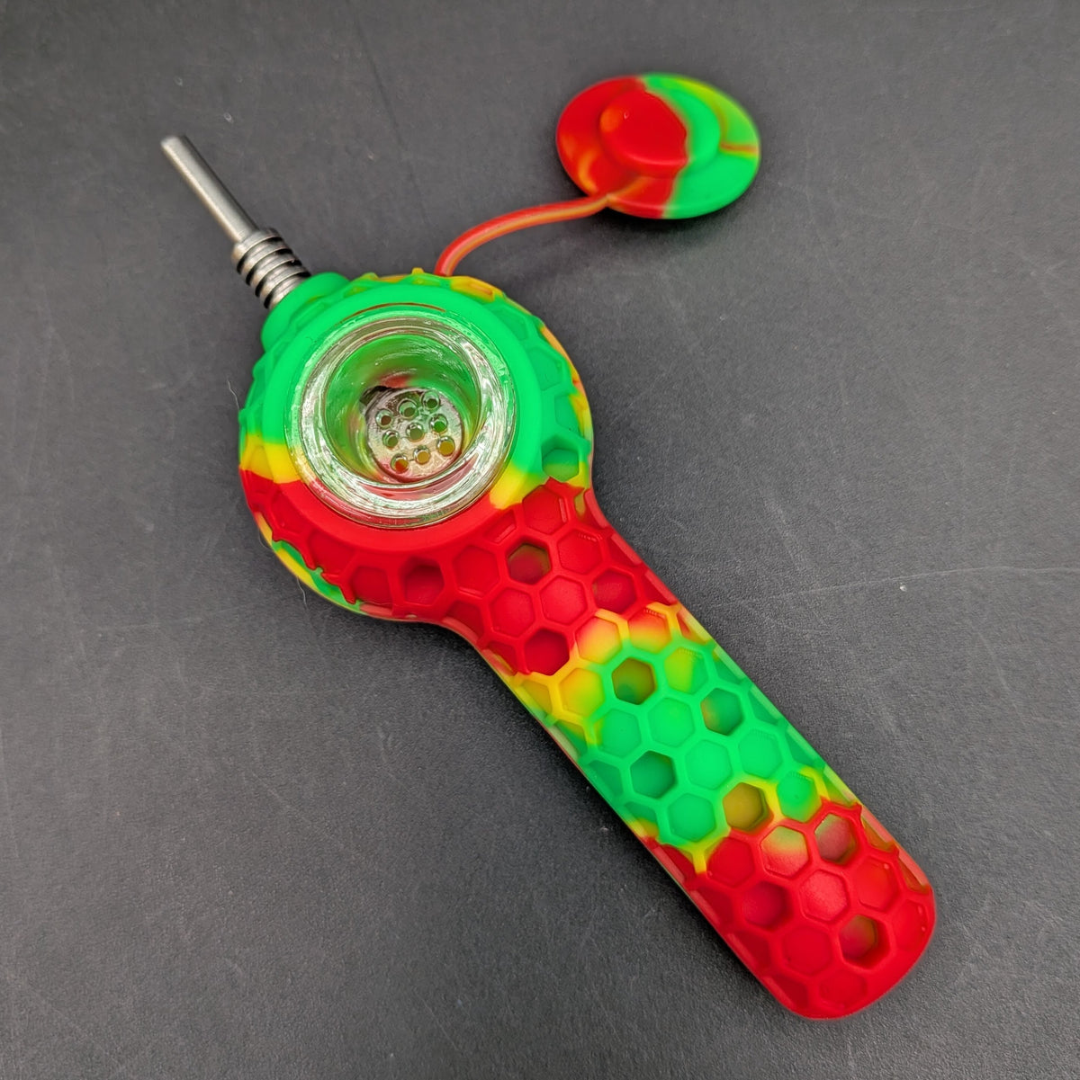 Silicone Pipe + Dab Straw Combo