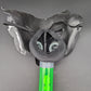 Silver Fox Gas Mask w/ Acrylic Tube Bong - Avernic Smoke Shop