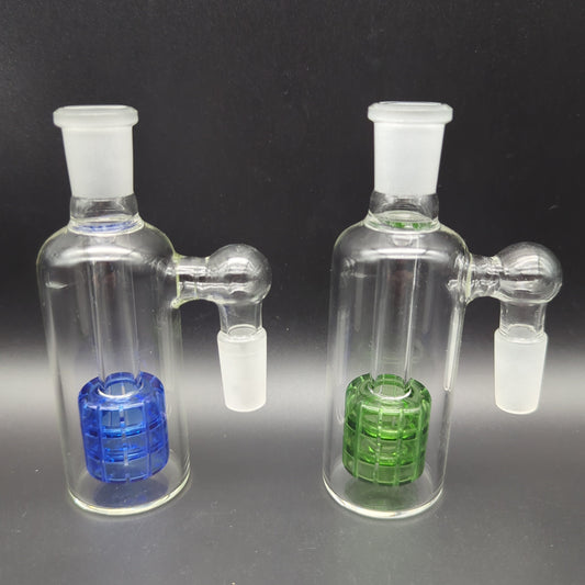 Simple Matrix Perc Ash Catcher 14mm 90 Degrees-Avernic Smoke Shop