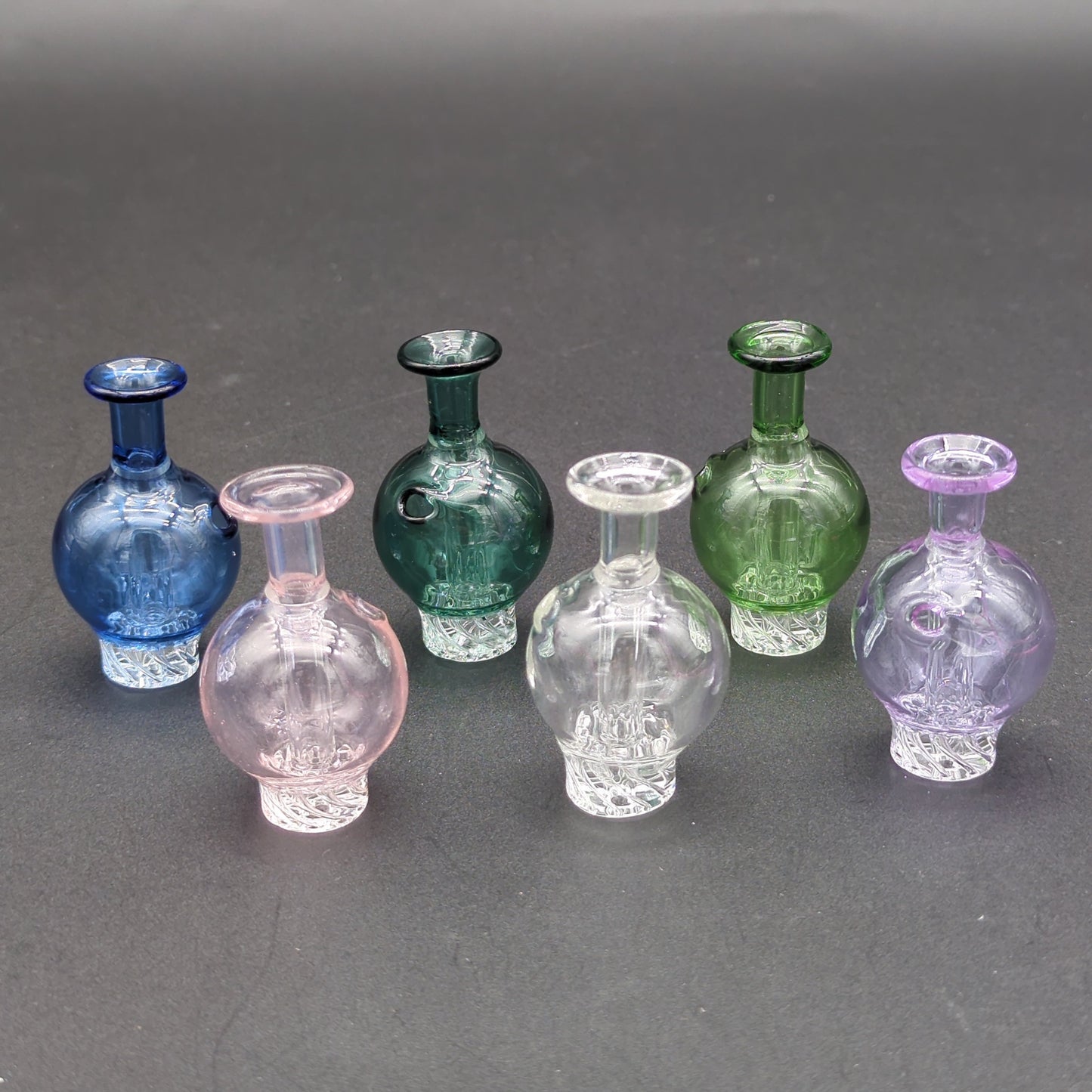 Solid Color Glass Bubble Spinner Cap-Avernic Smoke Shop