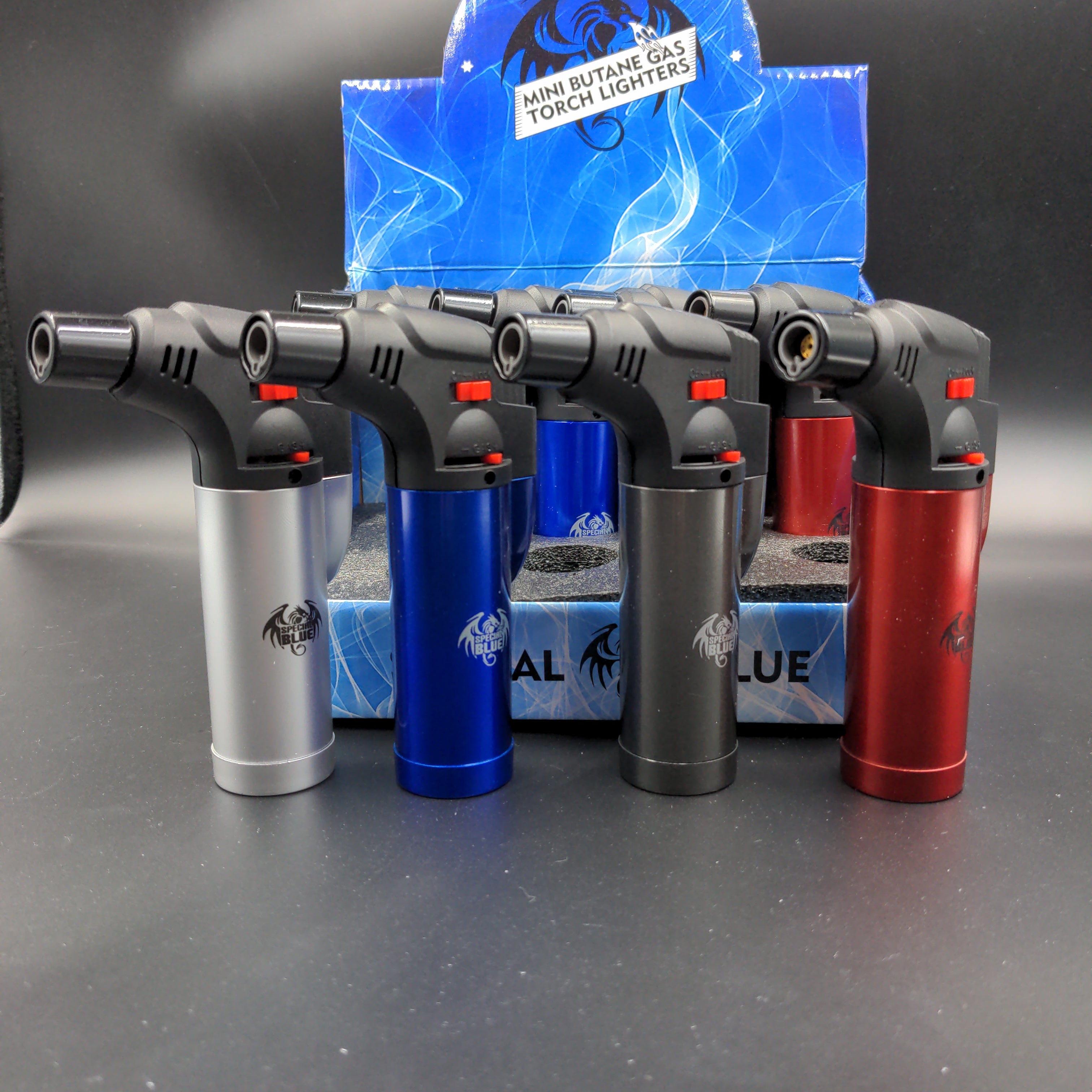 Special Blue Mini Metal Torch Lighter 1 Count – Midnight Distribution