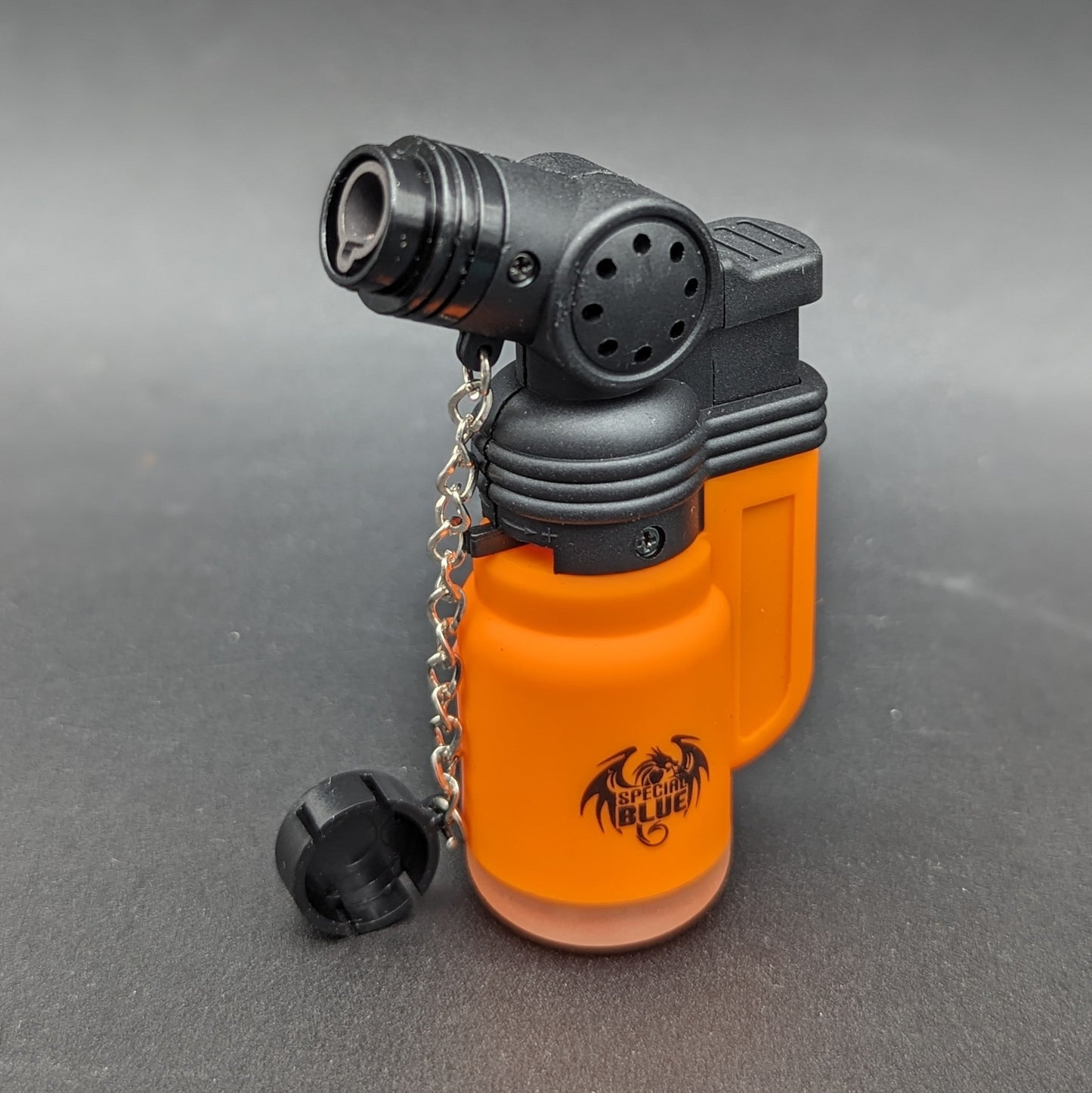 Special Blue Mini Rubber Torch w/ Cap-Avernic Smoke Shop