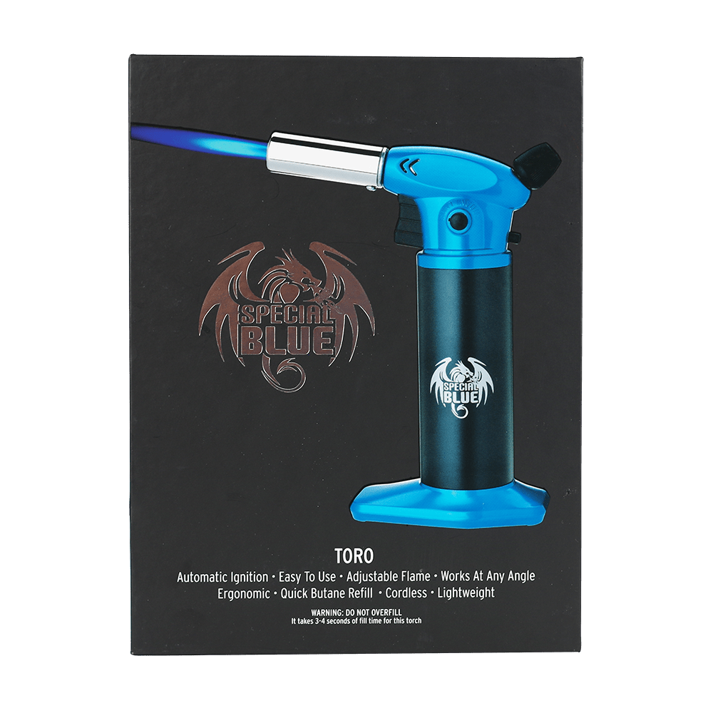 Special Blue "TORO" Flame Torch - Avernic Smoke Shop