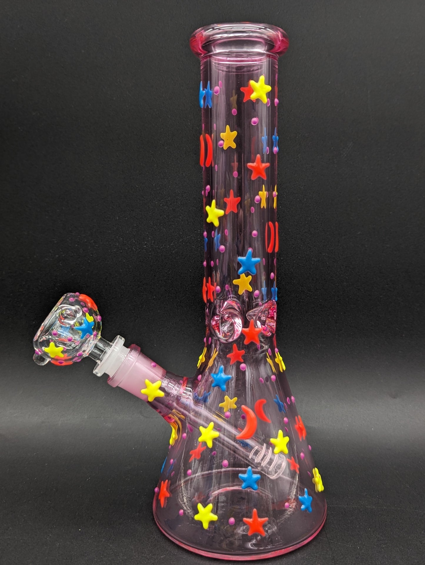 Starry Night Sky 10" Beaker Bong