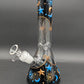 Starry Night Sky Beaker Bong 10"-Avernic Smoke Shop