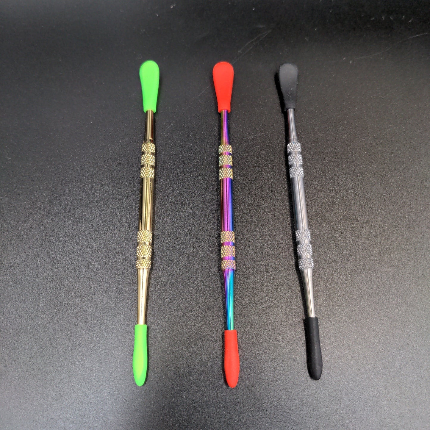 Steel Dab Tools with Silicone Caps-Avernic Smoke Shop