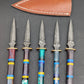 Stiletto Damascus Steel Dab Tool-Avernic Smoke Shop